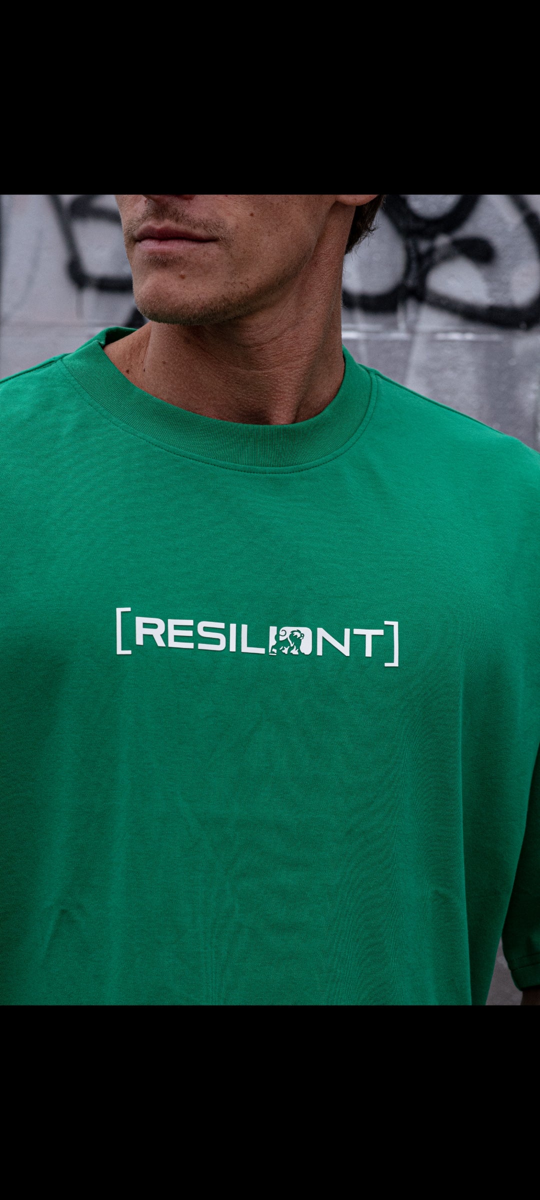 gen3 oversize tee - dark emerald green
