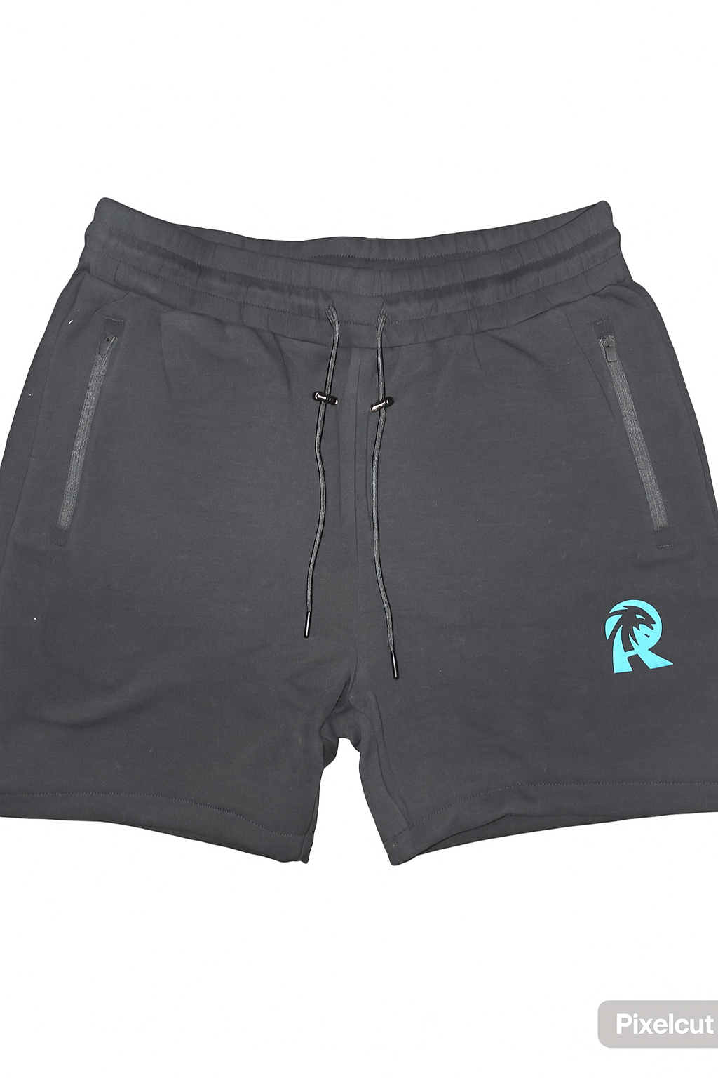 street active track shorts - blvck w glacier