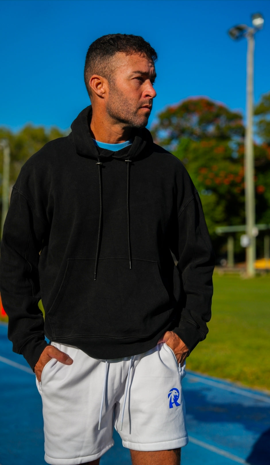street active track shorts - blvnc w royal