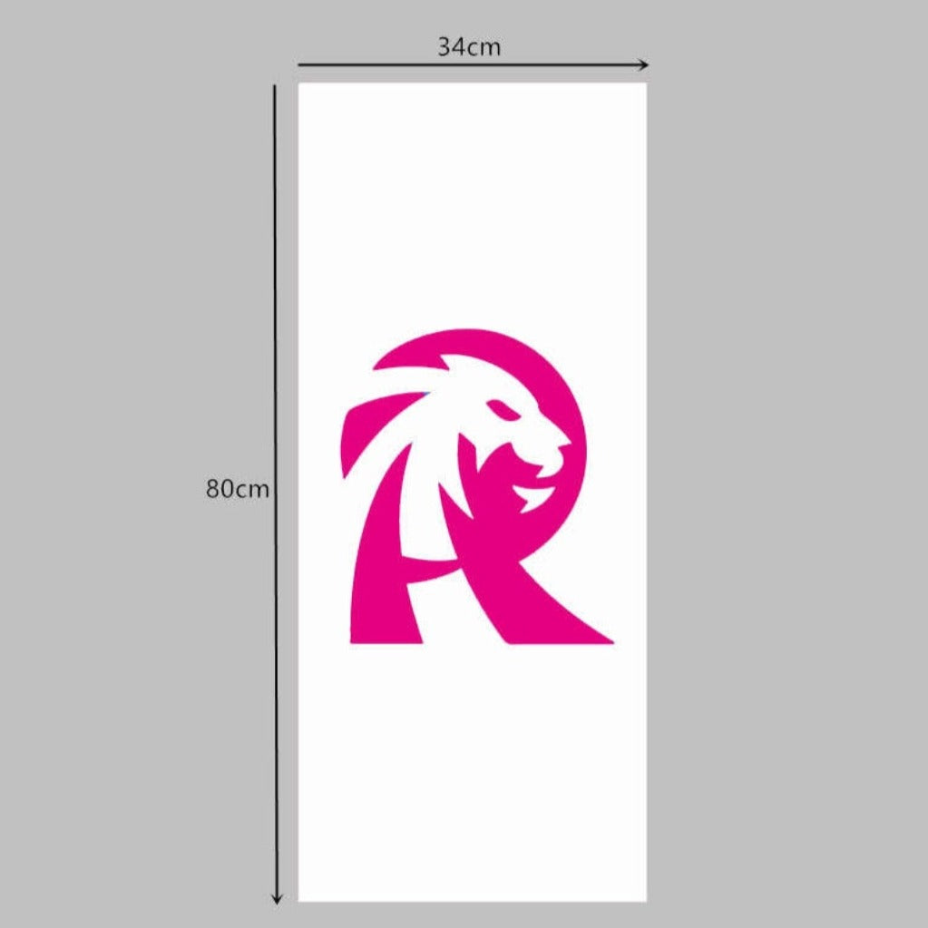gym towel - cerise/blvnc