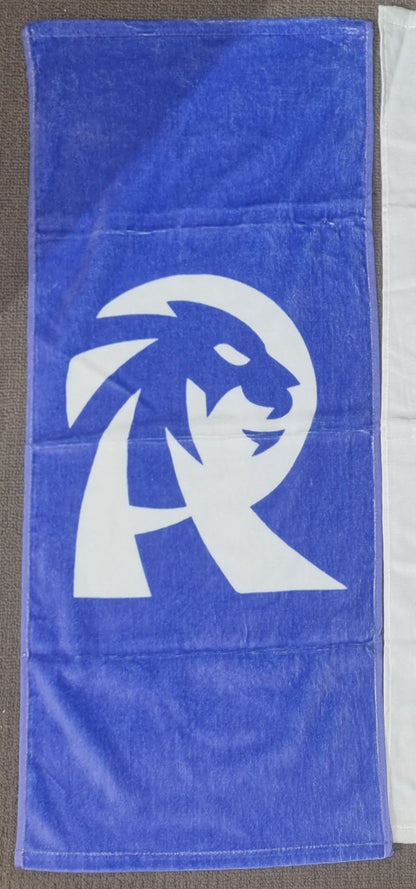 gym towel - royal/blvnc