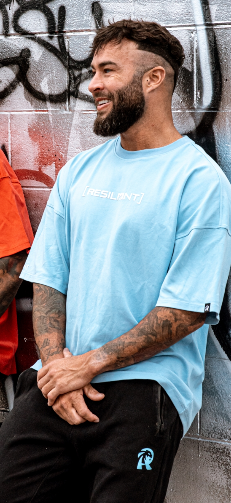 gen3 oversize tee - glacier blue