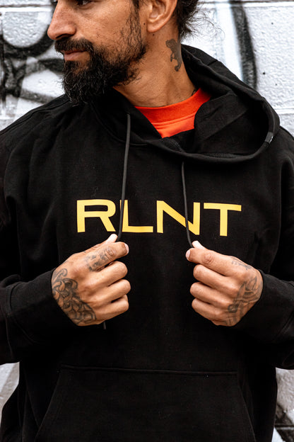 street active hoodie - blvck w dreamsicle