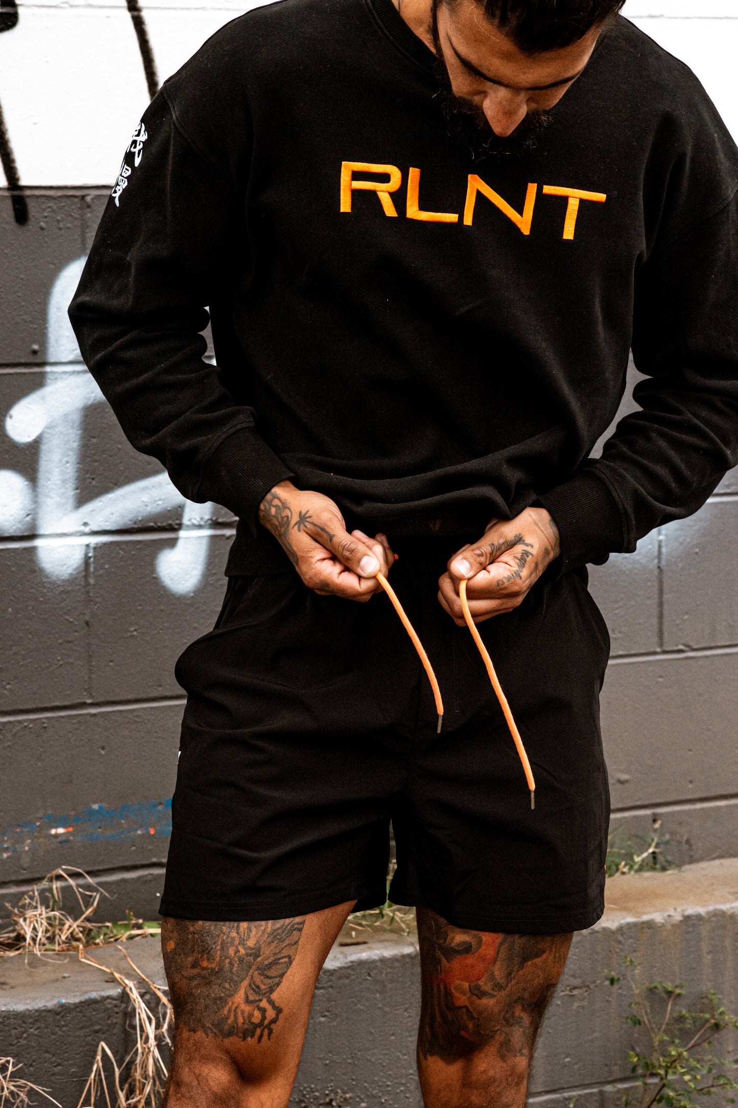 rlnt 5inch performance shorts - blvck & dreamsicle