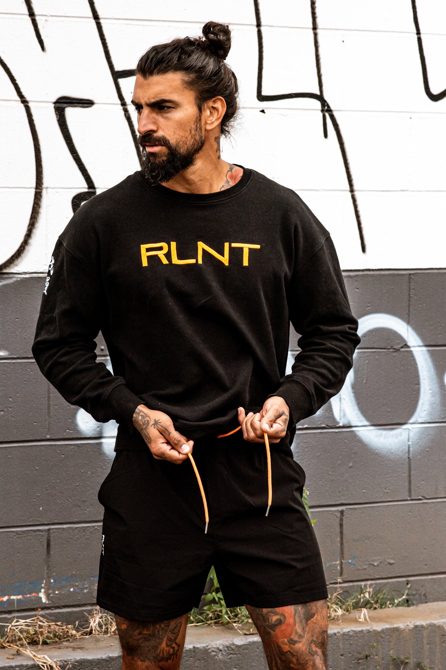 rlnt 5inch performance shorts - blvck & dreamsicle