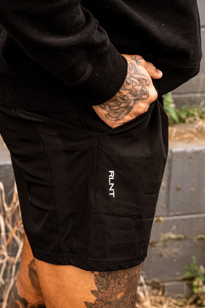 rlnt 5inch performance shorts - blvck & dreamsicle