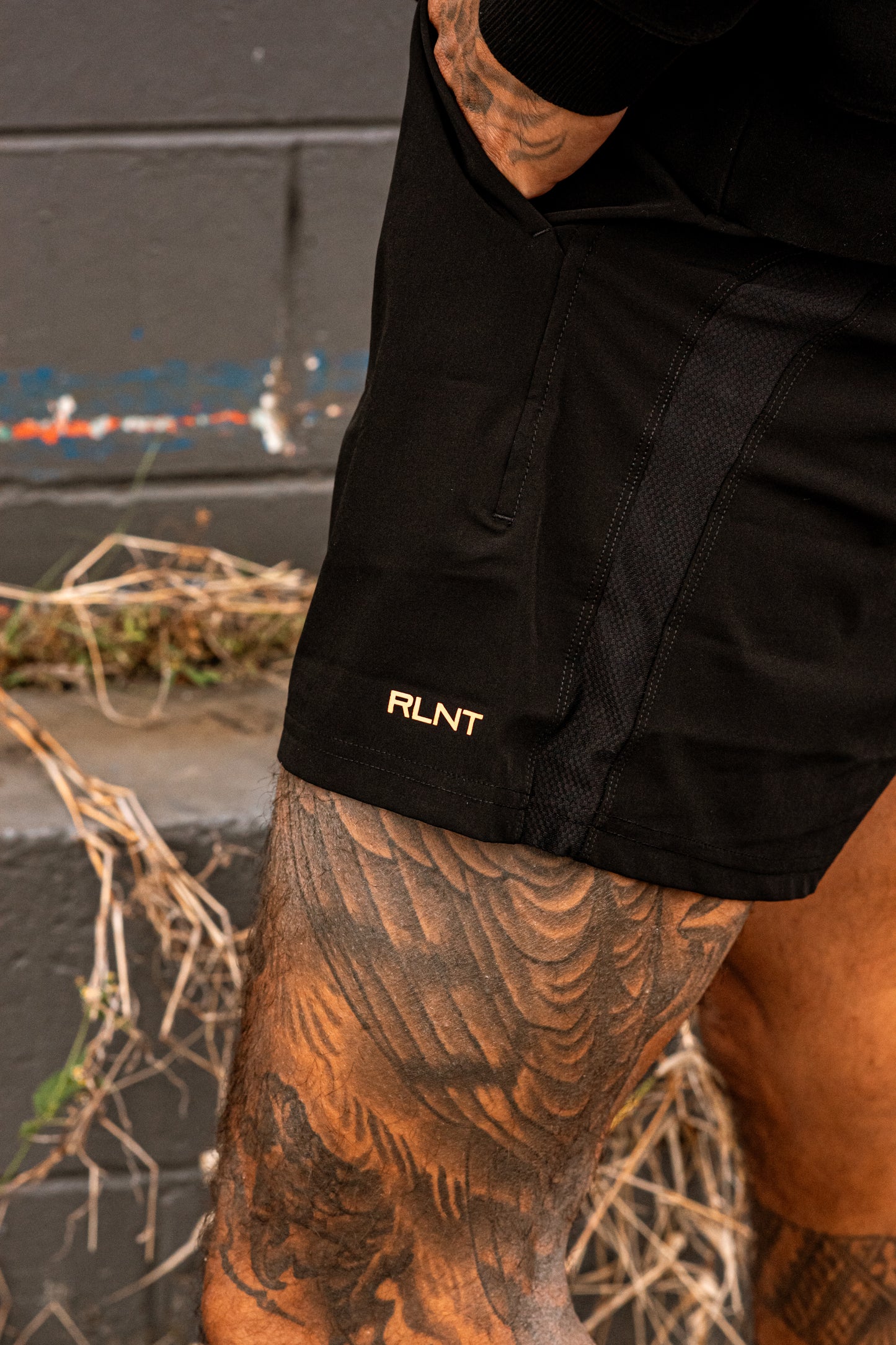 rlnt 5inch performance shorts - blvck & dreamsicle