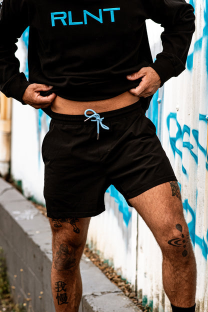 rlnt 5inch performance shorts - blvck & elemental