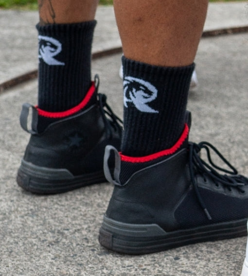 hi top sports socks - blvck