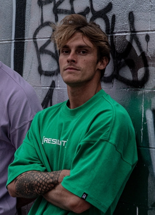 gen3 oversize tee - dark emerald green