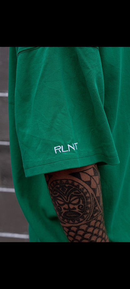 gen3 oversize tee - dark emerald green