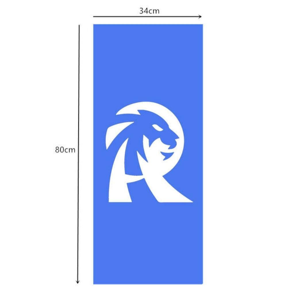 gym towel - royal/blvnc